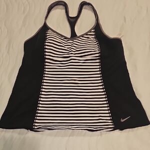 Nike Black and White Sports Bra Intimates